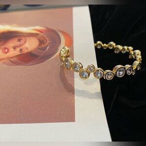 🆕 Alexis Bittar Asterales Gold Skinny Cuff Bracelet